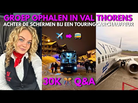 🚍30K ABONNEES 🎉VLIEGEN NAAR VAL THORENS 🇫🇷  + Q&A SPECIAL | MET DE TOURINGCAR TERUG | REISVLOG #40