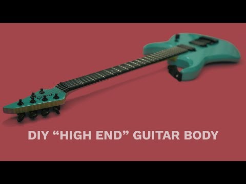 DIY "High End" Guitar Body | Routing / Evertune / Finishing etc.