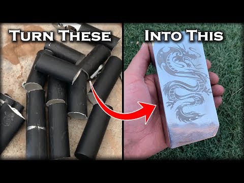 Melting Aluminum Scrap Into HUGE Custom Dragon Ingot: DIY Electro Etching Metal