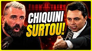 TRETA: JEFFREY CHIQUINI da CHILIQUE no IRON TALKS contra SESTARO!