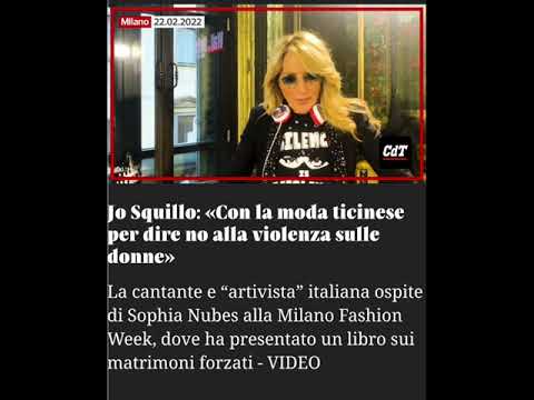 Jo Squillo con Sophia Nubes contro la violenza sulle donne.