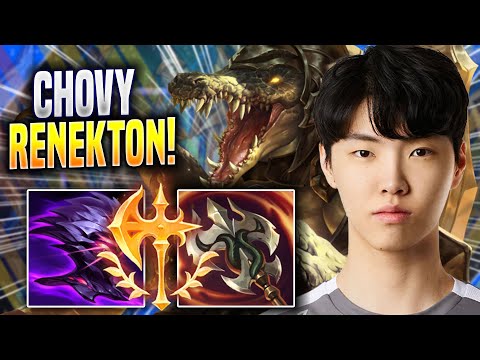 CHOVY TRIES RENEKTON WITH NEW ITEMS! - GEN Chovy Plays Renekton MID vs Zed! | Preseason 2023
