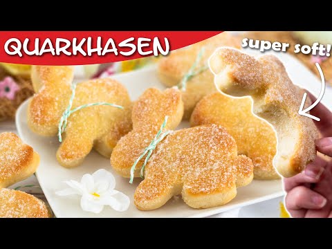 Bake a quark bunny - so soft and delicious made from quark-oil dough!