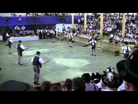 Bayerische Meisterschaft im Goaßlschnalzen, 2013, Miesbach, HD, Sieger (1. -3. Platz)