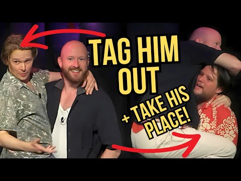 We IMPROVISE 10 different sketches in 4 minutes | The FREEZE TAG Game | Shoot From The Hip