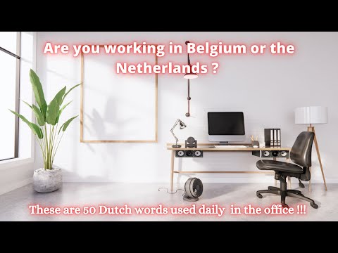 Improve your Dutch conversations ! 50 office related dutch words...