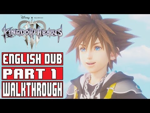 KINGDOM HEARTS 3 Gameplay Walkthrough Part 1 ENGLISH DUB - (PS4 Pro) - No Commentary KH3
