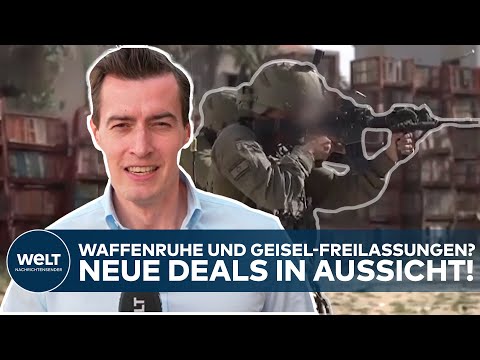 NEUE DEALS ZWISCHEN ISRAEL UND GAZA: Geiseln sollen befreit werden - auch Waffenruhe ist möglich!