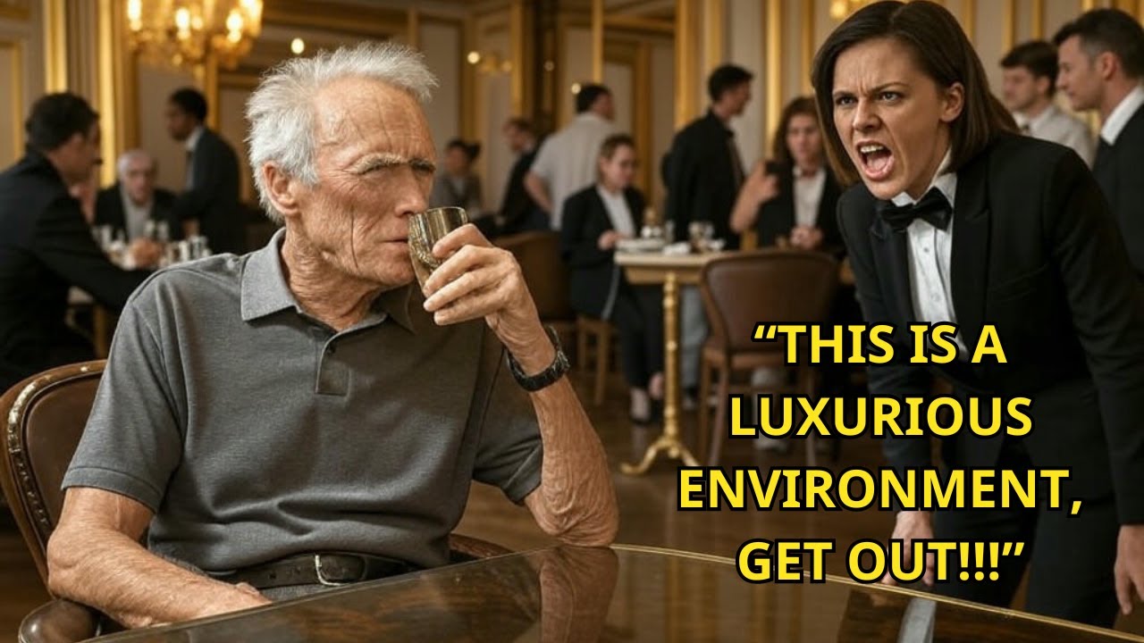 Liberal Waitress Mocks Clint Eastwood in a Luxury Restaurant, Unaware He Owns It | Daily Stories