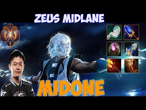 MidOne - Zeus Midlane Gameplay | Top Rank Pro Gameplay - Dota 2