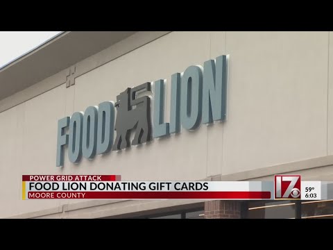 Food Lion donating gift cards to Moore County