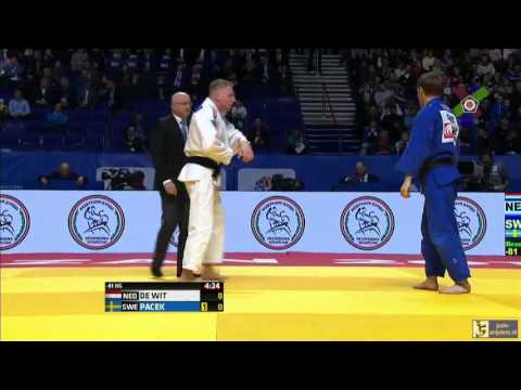 Judo 2016 European Championships Kazan: de Wit (NED) - Pacek (SWE) [-81kg] bronze