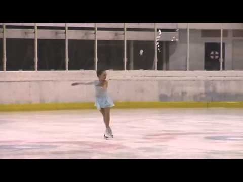 Lizaveta SVORAB advanced novice girls sp Kaunas Ice Christmas cup 2013