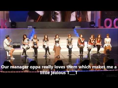 [ENG SUB] 120901 SNSD TALK (2/4) @ YAKULT LOOK CONCERT