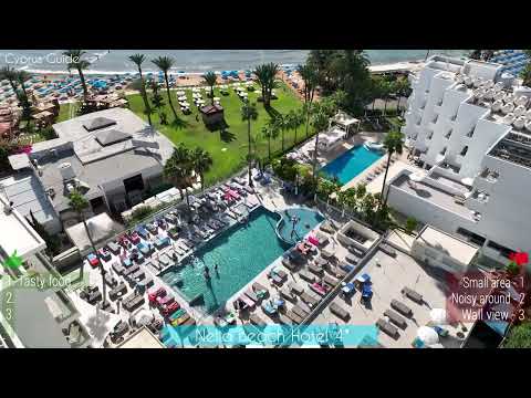Nelia Beach Hotel - Ayia Napa Cyprus - Drone review