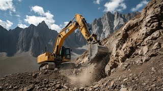 Excavators Breaking Through the High Peaks | Construction & Machines