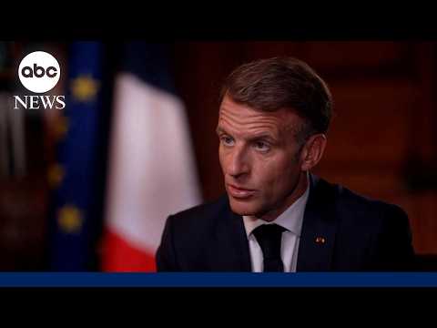 ABC News Exclusive: David Muir one-on-one with French President Emmanuel Macron
