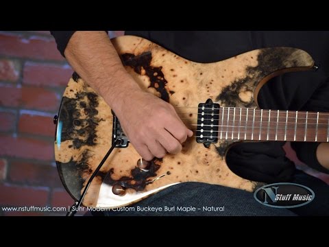 Suhr Modern Custom Buckeye Burl Maple | N Stuff Music