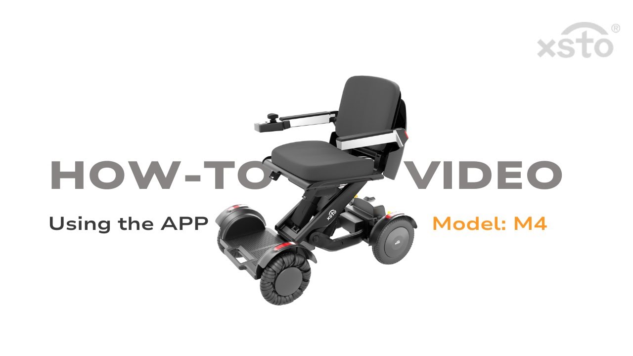 XSTO M4 Power Wheelchair | Using the APP