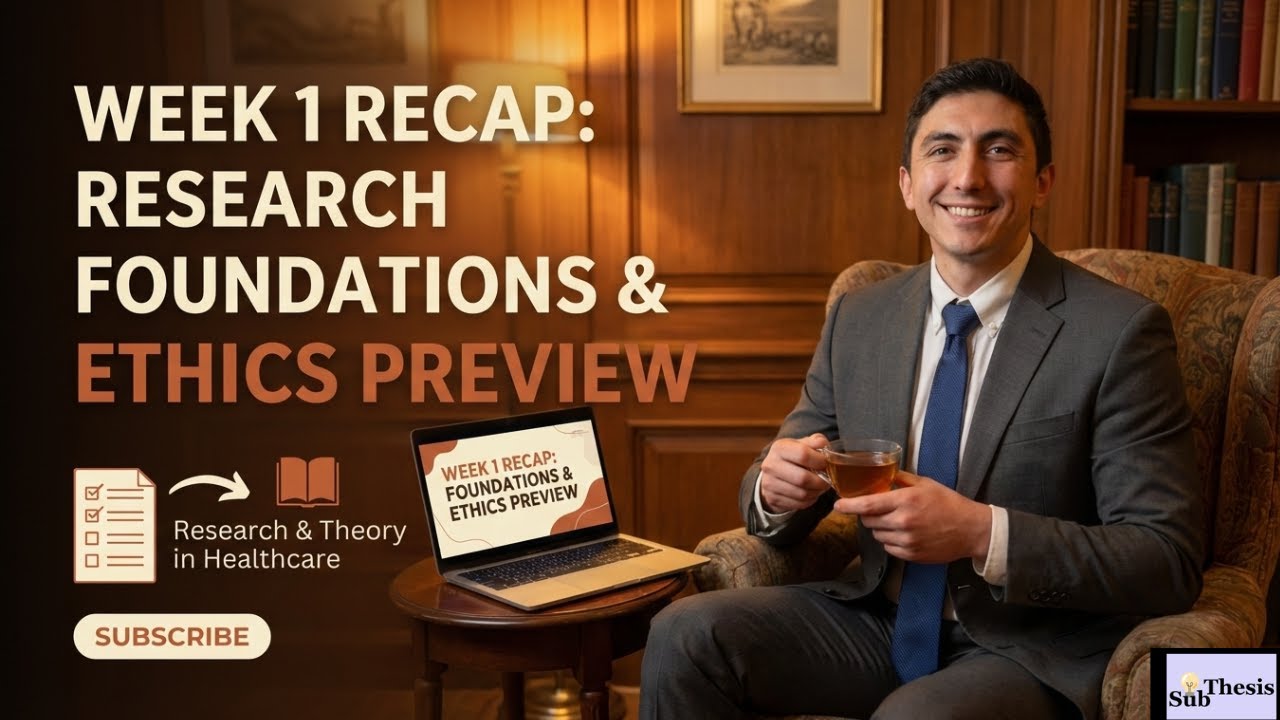 Week 1 Summary: Research Foundations & What's Coming in Week 2