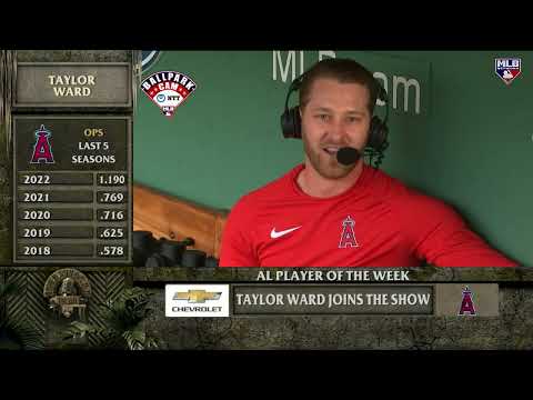Taylor Ward on AL POTW Award