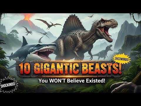 10 Gigantic Prehistoric Beasts You Won't Believe Existed!