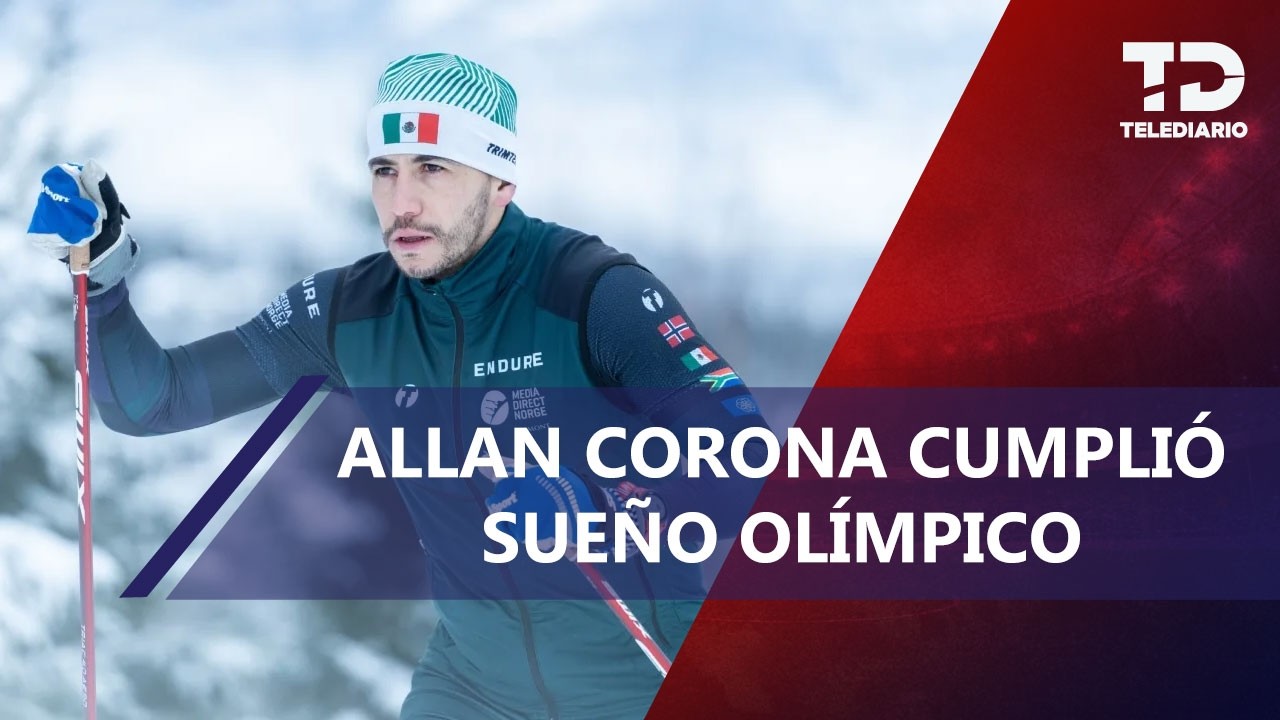 ¡Sueño hecho realidad! Mexicano Allan Corona debuta en los Juegos Olímpicos de Invierno