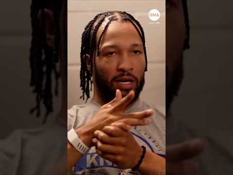 The New York Knicks' Jalen Brunson is a pre-game Belieber!