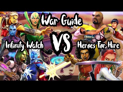 War Guide. Infinity Watch Vs Heroes For Hire. Make These Changes To Consistently Win! Proof Included