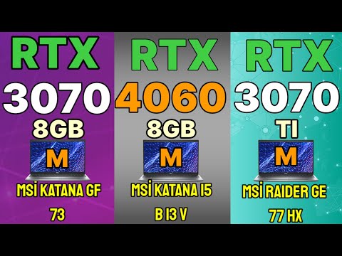 RTX 4060 LAPTOP VS RTX 3070 LAPTOP VS RTX 3070 TI LAPTOP VS RTX 3060 M Gaming Synthetic BENCHMARKS