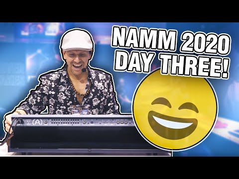 NAMM 2020 Day Three: Synthesiser Overdose!!