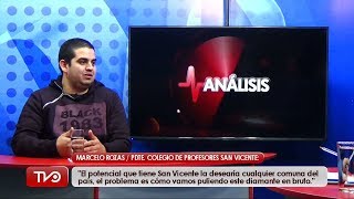 Pdte. comunal Colegio de Profesores: “San Vicente es un diamante en bruto”