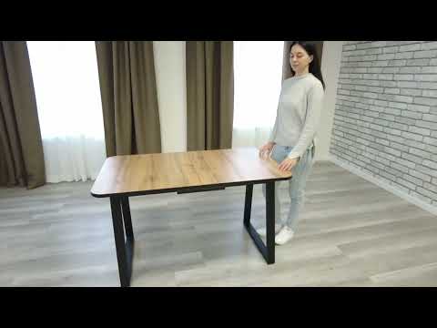 Миниатюра изображения товара Обеденный стол Tetchair Maltido (дуб вотан/черный)