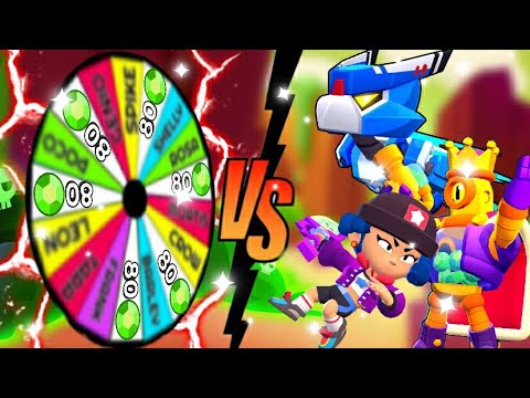 UNA RULETA de BRAWL STARS ELIGE QUE BRAWLERS UTILIZAR