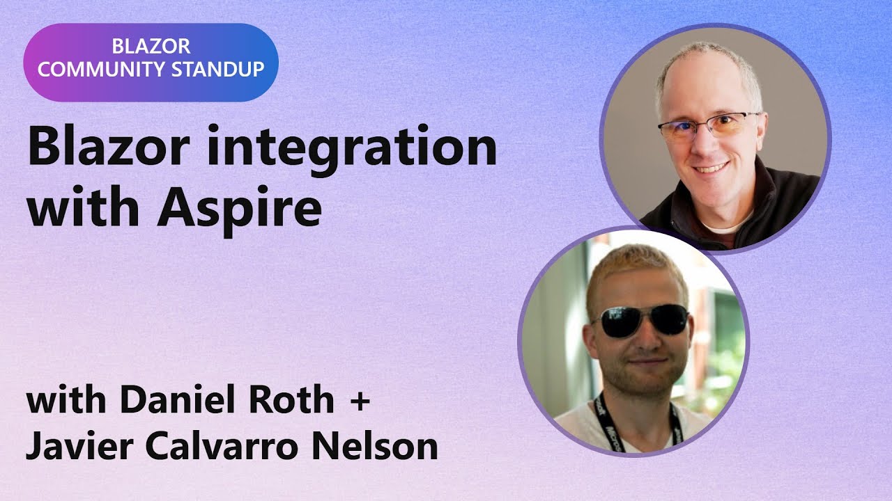 Blazor Community Standup | Blazor integration with Aspire - Tech Hub