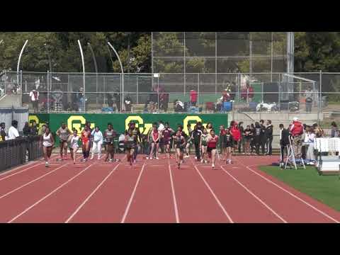 Girls 100m, H6 Castro Valley Relays 2023