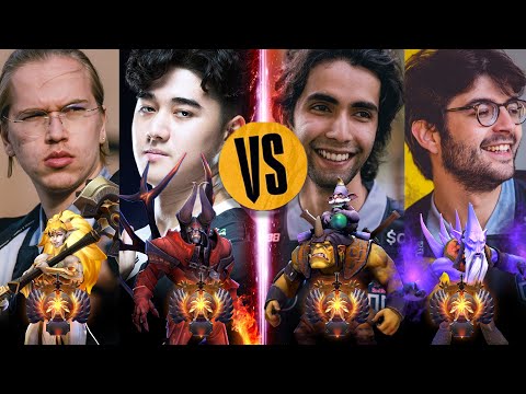 The GIANTS of Dota - Topson & Abed vs SumaiL & CEB - GREAT COMEBACK - HIGH LEVEL DOTA