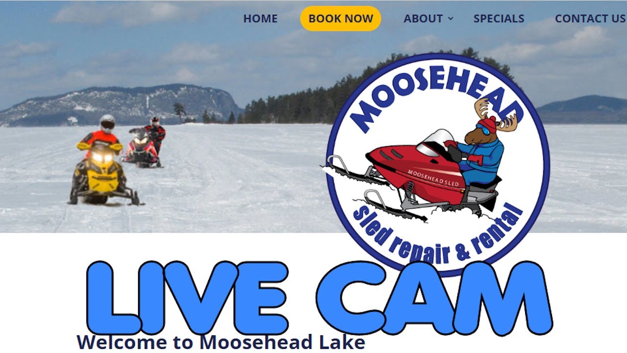 Live webcam view of Desembocadura del río Moose en Moosehead