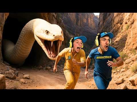FUGA DA COBRA GIGANTE NA CAVERNA DO ROBLOX
