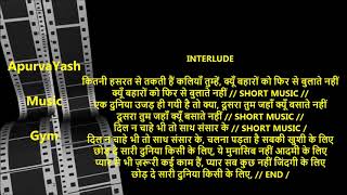 Download lagu Chhod De Saari Duniya Kisike Liye Karaoke Lyrics Scale Lowered mp3