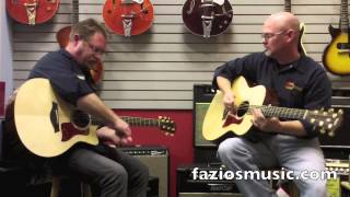 Video thumbnail for Taylor Grand Orchestra 518e vs Taylor Grand Symphony 516ce by Ernie Williamson Music