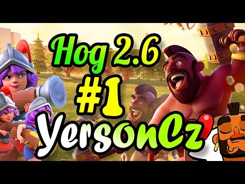 IQ 1000  YersonCz👈2.6 Hog Cycle 6800+  Gameplays - Clash Royale