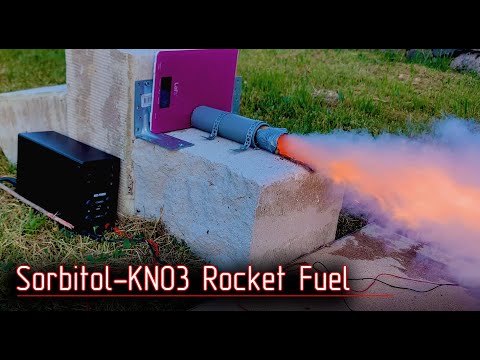 Making Sorbitol Rocket Candy + testing concrete nozzles