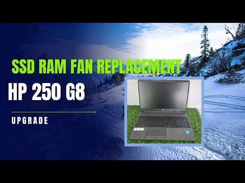 hp 250 g8 ssd upgrade disassembly ram upgrade fan clean