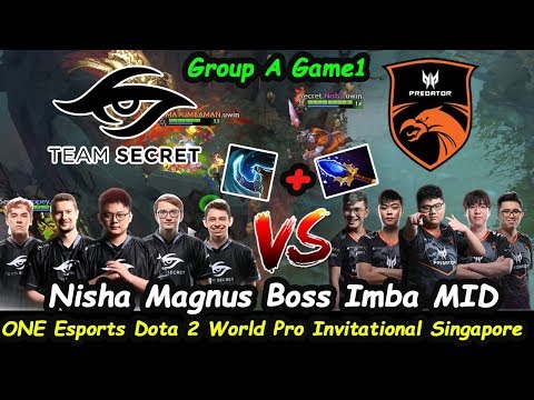 TNC Predator vs Secret | Nisha Magnus ONE Esports Dota 2 World Pro Invitational Singapore Game 1