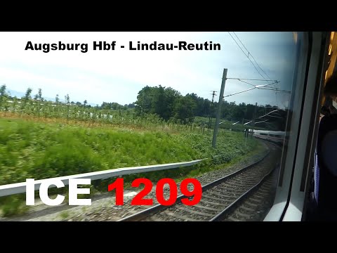 Premierenfahrt: der erste ICE im Allgäu | ICE 1209 Mitfahrt Augsburg Hbf - Lindau-Reutin