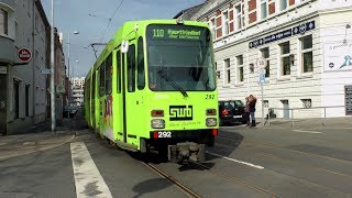 preview picture of video 'Straßenbahn Mülheim - Linie 110 Hauptfriedhof - Stadtmitte (2013)'