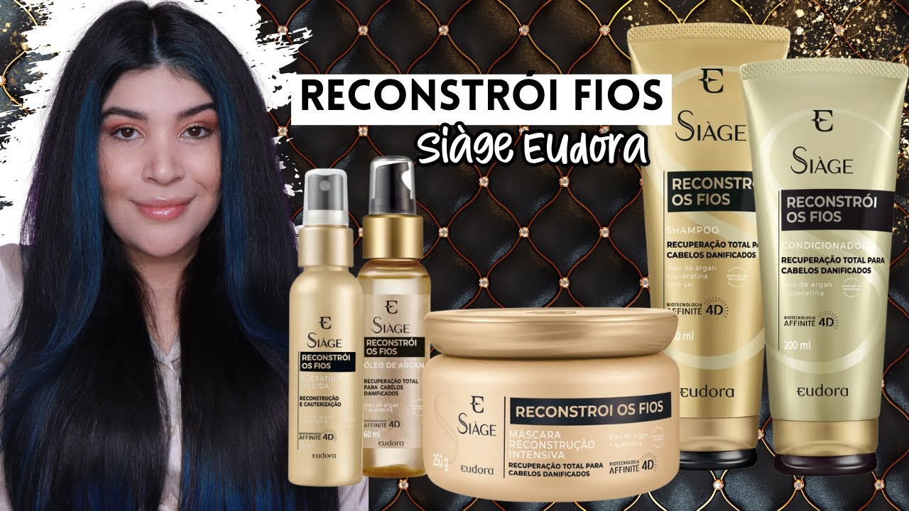 Assistir no YouTube: Eudora Siàge Reconstrói Fios: 6x mais força para cabelos danificados - Carol Kyoko