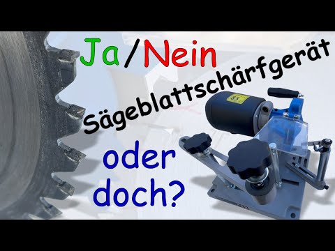 Sägeblattschärfgerät CV- und HM-Sägeblätter, Güde GSS 400, ich konnte es nicht lassen