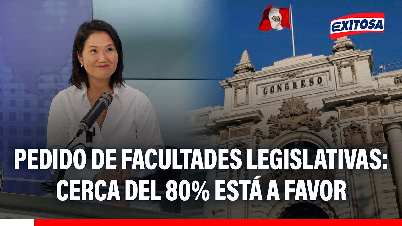 🔴🔵 Cerca del 80 % está a favor de que el Congreso delegue facultades al Gobierno